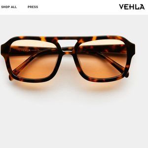 VEHLA Eyewear Never Worn Sunglasses- Dixie Choc Tort/ Cinnamon